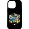 Amalfi Italia Travel Memories Custodia per iPhone 15 Pro Max Costiera Amalfitana Italia Vintage Italia Viaggi Vacanze Costiera