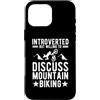 Funny Mountain Biking MTB Gifts Custodia per iPhone 16 Pro Max Divertente mountain bike per uomo donna motociclista MTB bicicletta