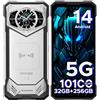 DOOGEE S200 Rugged Smartphone 5G,32GB+256GB,10100 mAh,FHD+120Hz,100MP+20MP