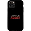 Funny Fruit Jokes Fruit Love Txt Funny F Custodia per iPhone 11 Pro Apple Addict My Fruits Fun Love Fruits Citazioni di frutta divertenti