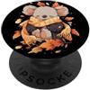 Fall Vibes Autumn Season Koala Stagione Autunno Foglie Aut PopSockets PopGrip Adesivo