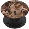Football Team Win Conference Champion Fa Eagle Celebration Game Day Selfie Vintage Scuola Mascotte Divertimento PopSockets PopGrip Adesivo