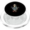 Low Battery Goose Co. Funny Angry Goose Cuffie a batteria scarica Amante della musica PopSockets PopGrip per MagSafe