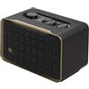 JBL Authentics 200, Smart Home Speaker, Nero | Altoparlante Bluetooth, Design Retrò Anni '70 con Griglia Quadrex, Wi-Fi, Assistente Vocale, AirPlay, JBL One App