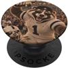 Football Team Win Conference Champion Fa Badger Celebration Game Day Selfie Vintage Scuola Mascotte Divertimento PopSockets PopGrip Adesivo