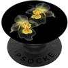 Vanda Orchid Plants Outdoor Orchids Flow Vanda giallo Orchidea Fiore Pianta Fiorista Giardiniere Giardinaggio PopSockets PopGrip Adesivo