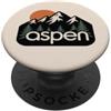 Aspen Colorado USA Outdoor Vintage Aspen PopSockets PopGrip Adesivo