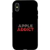 Funny Fruit Jokes Fruit Love Txt Funny F Custodia per iPhone X/XS Apple Addict My Fruits Fun Love Fruits Citazioni di frutta divertenti