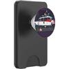 Ghostbusters Ecto 1 Car 1984 Film Titolo Testo Distressed PopSockets PopWallet per MagSafe