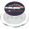 Ghostbusters Ecto 1 Car 1984 Film Titolo Testo Distressed PopSockets PopGrip per MagSafe