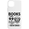 Funny Tibetan Terrier And Book Designs Custodia per iPhone 14 Plus Libri E Terrier Tibetani Divertente Terrier Tibetano