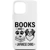Funny Japanese Chin And Book Designs Custodia per iPhone 13 Pro Max Libri E Menti Giapponesi Divertente Mento Giapponese