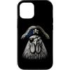 Funny Pirate Rooster Animal Lovers Graph Custodia per iPhone 12/12 Pro Gallo divertente animale amante pirata gallo grafica estetica