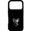 Winged Guardian Angel Faith Art Custodia per iPhone 17 Pro Guerriero Angelo Lancia Scudo Monocromatico Cristiano Arte