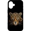 Steampunk Leopard Cheetah Custodia per iPhone 16 Cheetah Leopard Steampunk Art Vintage Steam Punk