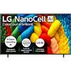 LG NanoCell AI 75 Pollici, Serie NANO80 2025 Smart TV 4K - 75NANO80A6B | Processore ?7 Gen8, WebOS con AI, Telecomando Puntatore AI, Filmmaker Mode, Gaming con VRR 4K@60Hz