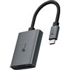 TP-Link UA430C Lettore di Schede, USB 3.0 Type-C a SD & microSD, Velocità fino a 5 Gbps, Adattatore OTG per SD/TF/SDHC/SDXC/MicroSD/MicroSDHC/MicroSDXC, Compatabile con PC, Laptop, Smartphone