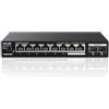 Tenda Switch Ethernet 2.5G 8 Porte con 2 SFP+ 10G, VLAN e Aggregazione | Plug and Play, Montaggio Desktop o a Parete, Unmanaged, Struttura in Metallo, Per WiFi 6/7 AP, NAS e Reti Veloci (TEM2010X)
