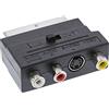 InLine 89953 cavo di interfaccia e adattatore Scart 3x RCA, S-VHS Nero