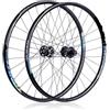 LongTing Set Ruote MTB AM Enduro DH 29/26/27,5 Pollici Cerchio Largo 35 mm 148 Boost 142 Thru