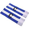 WRITWAA 2 Pezzi Fascia da Capitano Calcio Regolabile con Lettera C | Nylon con Chiusura a Strappo, Bordo Cucito e Banda Elastica, per Club e Leghe Scolastiche