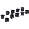 Elchuiaby per Presta a Valve Adapter 12pcs Plastica per Presta a Valve | Converte per cerchi americani in francesi, riduce lo stress del cerchione, polimero ammortizzante, adatto per tubi Presta