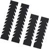 TAZIZI Manubrio Comfort Pads EVA Imbottitura Underwrap Aggiornamento | Sezioni tagliabili mano tatto quotidiano Commute Wrap Progetti Nero Set