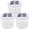 TusaMer Lanterna da campeggio solare portatile gonfiabile con maniglia e valvola, impermeabile, 1000 mAh, 4-10 ore, luci bianche per pesca, tenda, picnic, barbecue, luci esterne