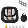 Baoblaze Rete da Pratica Golf con Bersagli Compatto Rete da Golf con Bersaglio Resistente per Garage