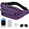 Yuqsmzs in vita, o Cintura da corsa impermeabile Porta cellulare per o | Fanny Casual per correre, festival musicali, shopping, campeggio, passeggiate con il cane