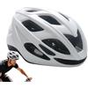 Genérico Casco da bicicletta con protezione per il cranio, leggero e riflettente | Attrezzatura da ciclismo con casco per adulti, attrezzatura di sicurezza regolabile, da uomo, per strada, montagna