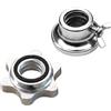 Générique Morsetti per barra a vite, ghisa, clip a barra, 25 mm, | Dado esagonale per bilanciere Collare a vite di ricambio per manubri e barra sollevamento pesi pesi pesi Fitness In