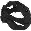 minkissy Casco Protettivo Giovanile per Football e Rugby, Nero, Leggero | Tessuto Elastico, Cinturino Regolabile e Mentoniera, Assorbe Sudore, per Partite e Sport Scolastico