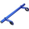 DIYEAH Supporto Prolunga Manubrio Bici Multifunzione Blu 30cm in Lega | Cellulare e Contachilometri, Montaggio Doppio, per Mountain Bike e Uscite Notturne