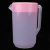 Domary Bottiglia di Acqua Fredda in Plastica da 4000 Ml, Grande capacità, | Materiale PP Esente, Beccuccio Trapezoidale per Versare in Modo Fluido, Impugnatura Ergonomica, Coperchio per Colino da tè,
