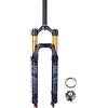 LHHL 26/27,5/29 Forcella ammortizzata aria per MTB sgancio rapido 9x100mm Dritta | Corsa 140 mm Blocco manuale/remoto Forcelle anteriore per mountain bike XC AM Rimbalzo Regolazione