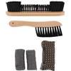 Toyvian Spazzola per Tavolo da Biliardo Kit di Pulizia per Tavolo da Biliardo Legno Ferro e Panno per Pulizia Completa di Panno e Sponde