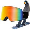 Generic Occhiali da snowboard, occhiali da sci per uomo e donna | Occhiali | sci/snowboard, antinebbia doppio strato antivento per, giovani, ragazzi e ragazze, uomini, donne, adulti, io