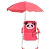 TusaMer Sedia da spiaggia per bambini con ombrello, pieghevole e staccabile, in tessuto Oxford portatile, graziosa sedia da spiaggia per bambini con baldacchino, per l'estate all'aperto, stile 2 con