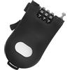balacoo Lucchetto a Cavo Password per Bici e Snowboard, Nero | Blocco Antifurto Versatile, Uso Esterno e Viaggio, Chiusura Pratica, Corpo Plastico, per Amante Bici