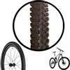 OISE ART STORE Trade Shop - Copertone Ruota Pneumatico Gomme per Bici Bicicletta MTB Bike 20 × 1.75 Zx-8102