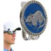Générique Pennarello con clip per cappello da golf | Design clip magnetica | per marcatore di palla da golf | Strumenti per portatili creativi decorativi per ragazze, ragazzi, golfisti, uomini