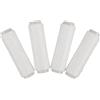 MAGICLULU 4 Rotoli Filo Elastico in Nailon per Esche Morbide Pesca | Bobine Bianche, per Esche e Mosche, Facile da Portare nel Kit, Uso per Pescatori e Legatori