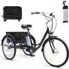 Generic Triciclo elettrico per adulti, 36V 12Ah, scooter per la mobilità degli anziani per uso esterno