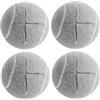 TusaMer Palline da tennis pretagliate per camminatori, 4 pezzi, 6,6 cm, resistenti, protezioni per pavimenti per gambe della sedia, cuscinetti antiscivolo per sedie, scrivanie, camminatori, palline da tennis