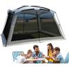 Generico Tenda Da Campeggio Tendone Portatile Schermante Resistente ai Raggi UV | Tenda Zanzariera da Esterno per Viaggi in Famiglia Giardino Escursionismo Viaggi Stradali Spiaggia
