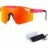 LBAWJWAIL P-V Occhiali da sole sportivi polarizzati per uomo donna ciclismo occhiali | Occhiali da sole UV400, protezione per bici, occhiali da sole, baseball, corsa, ciclismo, pesca, softball e golf (C24)