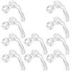 TOYANDONA 10 Pezzi Beccuccio in Silicone per Borraccia Sportiva | Montaggio Semplice, Materiale Sicuro, Riutilizzabile, Pulizia Facile, per Viaggio e Scuola