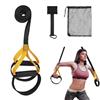 xtemtoamz Elastici Palestra, Fascia Elastica Fitness,Ancoraggio per porta Regolabile In Altezza con Bande Elastiche, Bande di Resistenza Per Allenamento con le Cinghie, per L'allenamento Della Forza