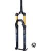 LHHL 2627,529 Forcella ammortizzata aria per Montagna asse passante 15x110mm | Conica Corsa 120mm Blocco manuale/remoto Forcelle anteriore per XC AM Bicicletta Rimbalzo Regolazione